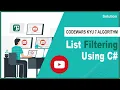 List Filtering Using Csharp CodeWars C Kata 7 Algorithm Solution