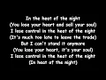 Sandra - In The Heat Of The Night (Lyrics)