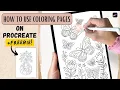 How to Use Coloring Pages in Procreate Beginner Tutorial