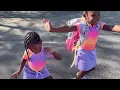 Download Lagu Aliyah \u0026 Brielle’s FIRST EVER sleepover @amiyaajenae1106 😳 #labkidz #vlog