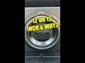 Check out the 12 WDX G3 subwoofer