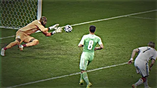 أقوى أداء عربي في تاريخ كأس العالم الجزائر ضد ألمانيا 