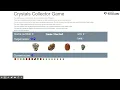 Crystals Collector Game