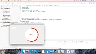 Circular Progressbar using Objective C cocoa framework