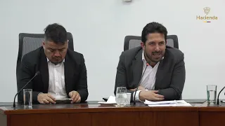 Intervención del Ministro y el Director de Presupuesto Público Nacional en Comisión IV de Cámara
