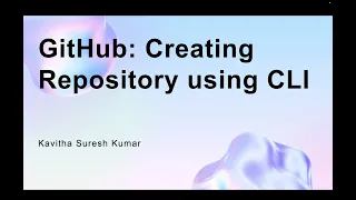 GitHub Creating Repository using CLI