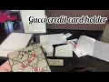 Asmr unboxing Gucci lanyard credit card holder no music no talking
