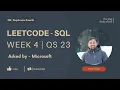 Duplicate Emails Leetcode - 182 Week 4 Qs23