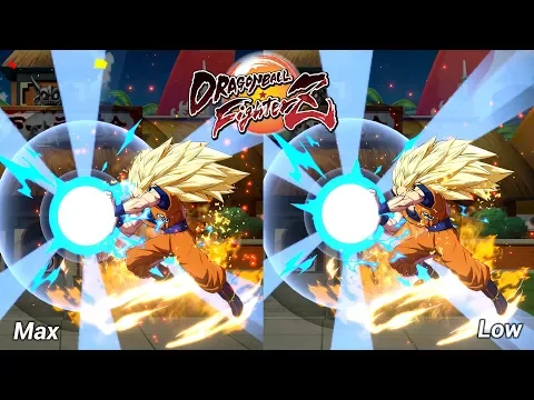 Download MP3 Dragon Ball FighterZ Max vs Low Graphics Comparison [PC] [4K60Fps] [No hud]