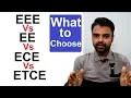 EEE Vs ECE Vs EE Vs ETCE Which one is Better Scope Govt Jobs Private Jobs Salary in India Hindi