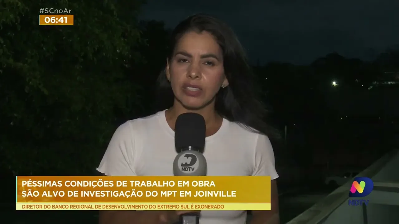 MPT investiga denúncia de péssimas condições de trabalho em obra de Joinville