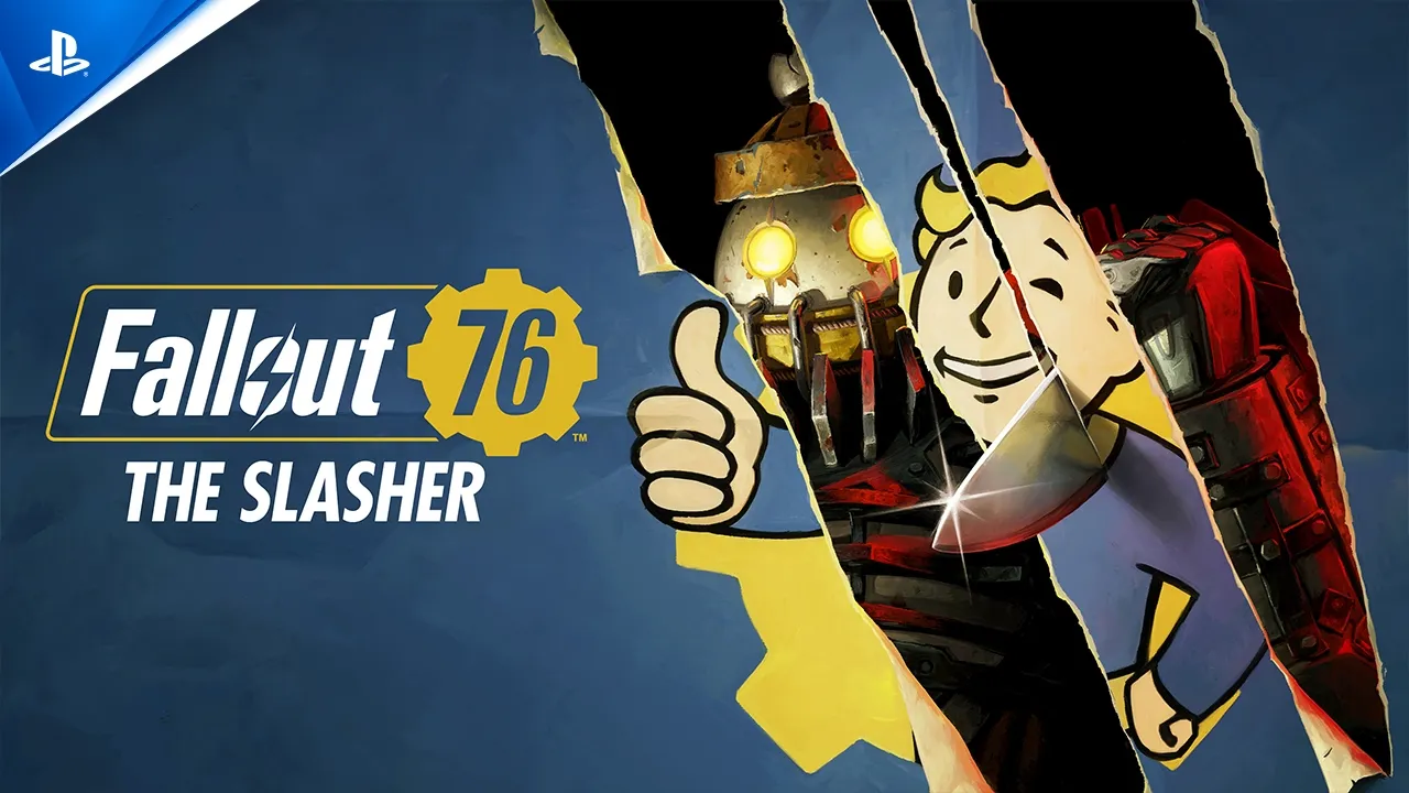 Fallout 76 - The Slasher Launch Trailer | PS5 & PS4 Games
