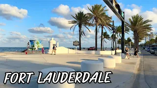 Las Olas Beach Fort Lauderdale Saturday Evening Vibes Music Bars Fun in Florida