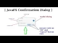 JavaFX Confirmation Dialog How to create and handle OK and Cancel button