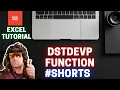 DSTDEVP Function Microsoft Excel Tutorial