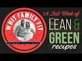 A Full Week of Lean Green Meals Optavia 5 1 Program