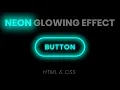 CSS Neon Button Effects on Hover Html CSS Glowing Buttons