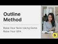 The Outline Method For Note-taking Sticky app
