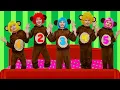 Download Lagu Five Little Monkeys Jumping on the Bed | Nursery Rhymes \u0026 Kids Songs - Nick and Poli