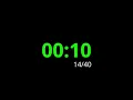 45 Second Interval Timer with 10 Seconds Rest