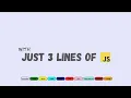Create this Background Color Switcher with just 3 lines of JavaScript JS DOM CodeWithAlpha