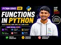 Functions in Python Explained Parameters Arguments Return Statement Ep 08