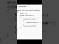 square pattern java Code Practice