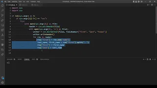 Scourgify - Problem Set 6 CS50 s Introduction to Programming with Python