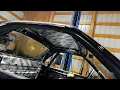 Getting the rear glass installed and putting some Kilmat in the 1983 el Camino