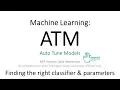 Python Machine Learning with ATM