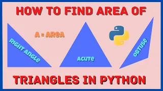 How to Find the Area of a Triangle in Python