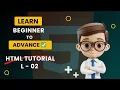 HTML Heading L-02 Hindi HTML Tutorial Beginners To Advance Satya Gyan A4