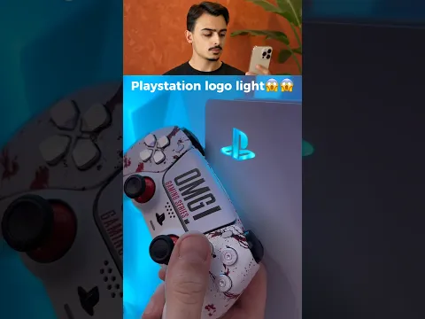 Secret PlayStation Logo Light Hack! 🤯 #shorts #playstation #experiment #diy #technology #gaming