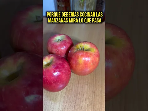 Manzana cocida por 7 minutos: El remedio natural que tu intestino necesita 🌱