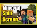 How to Play Split Screen in Minecraft on XBOX or PS5 2 Players on 1 Screen