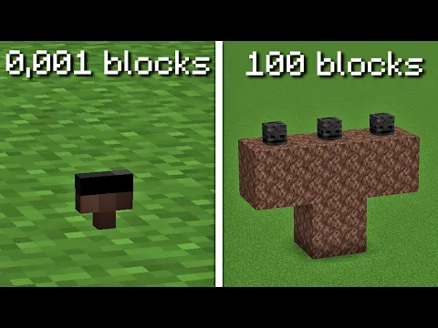 spawn wither of 0001 blocks vs 100 blocks