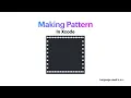 Hollow Rectangle Pattern C Xcode