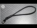 Download Lagu [Leather Craft] Making a wrist strap | Braiding leather cord