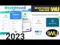 How to transfer money through brightwell navigation Western Union 2023 with new features