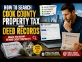 How to search Cook County property tax and deed records