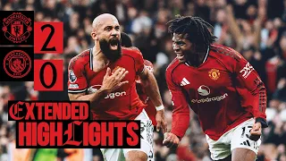 derby day victory man utd 2 0 man city extended highlights