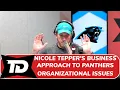 Nicole Tepper s business approach to Carolina Panthers organizational issues