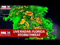 Florida live radar Tracking severe storm threat across Florida Peninsula