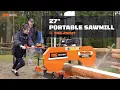 TMG Industrial 27 Portable Sawmill - PSM27
