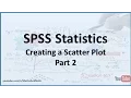 SPSS Creating a Scatter Plot in SPSS - Part 2