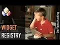 DevTools hacking Building a widget registry