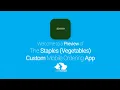 Staples Vegetables - Mobile App STA587W