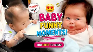 Baby funny moments | Too cute to Miss 🥰🤣