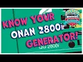 Know Your Onan 2800i Generator