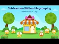 Math Story Subtraction Without Regrouping Bakers For A Day Bed Time Story For Kids